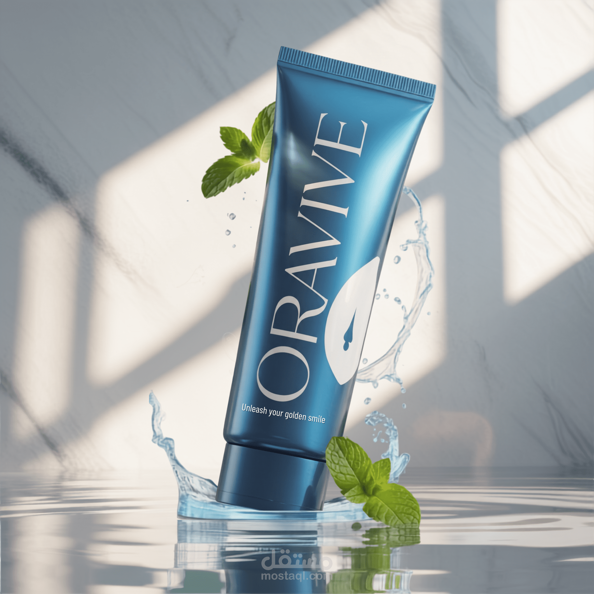 هوية بصرية متكاملة لبراند العناية بالفم (ORAVIVE)