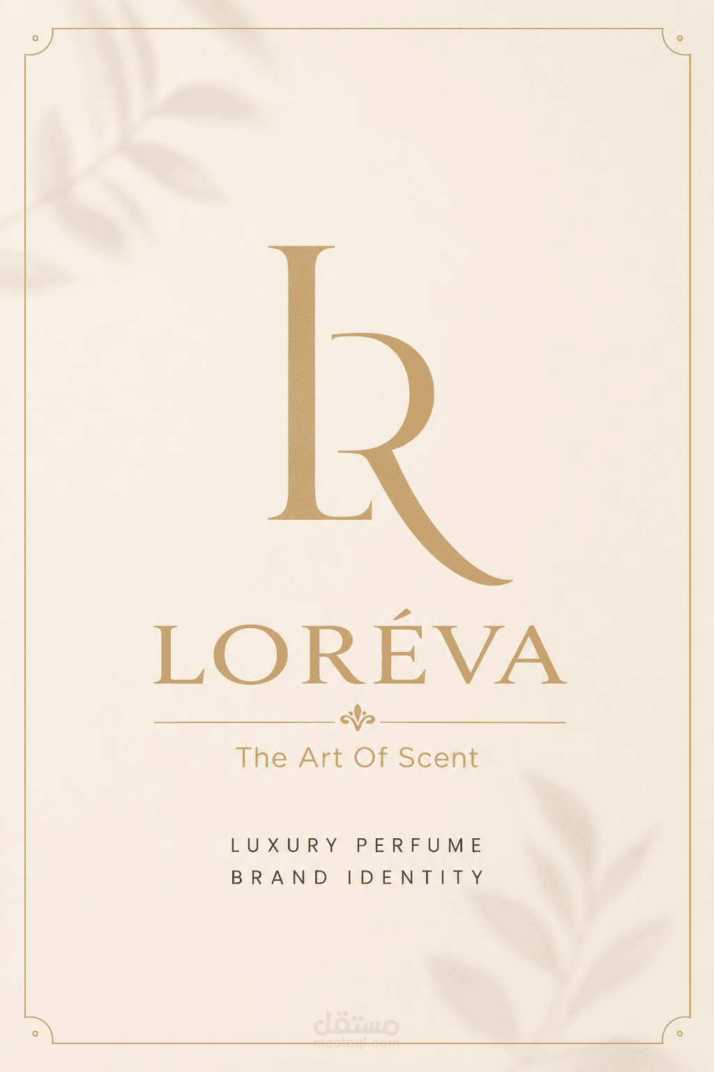 تصميم هوية بصرية متكاملة لبراند العطور LORÉVA.