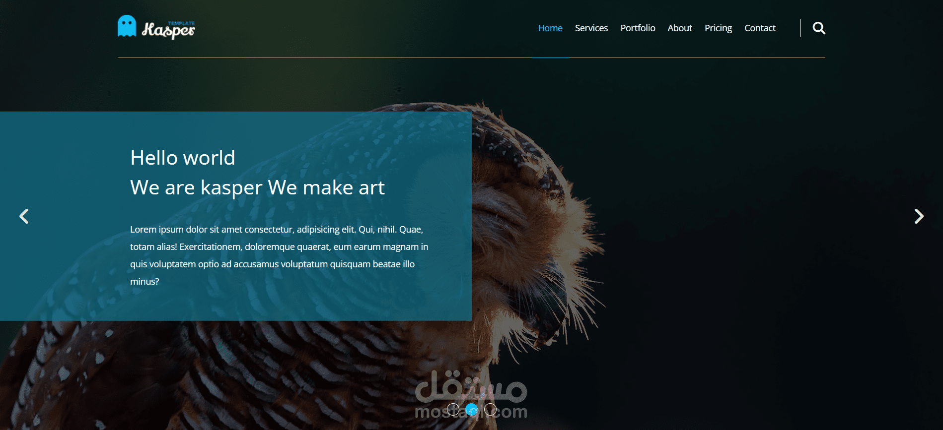 Kasper Responsive Website