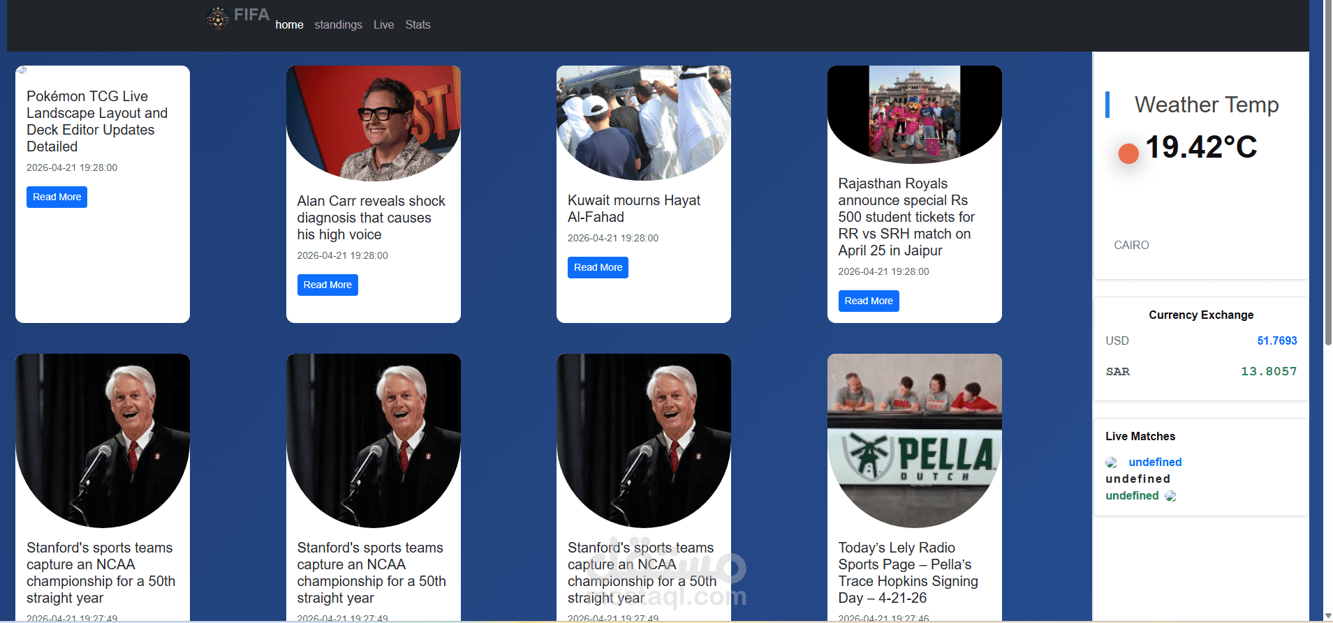 news Api website