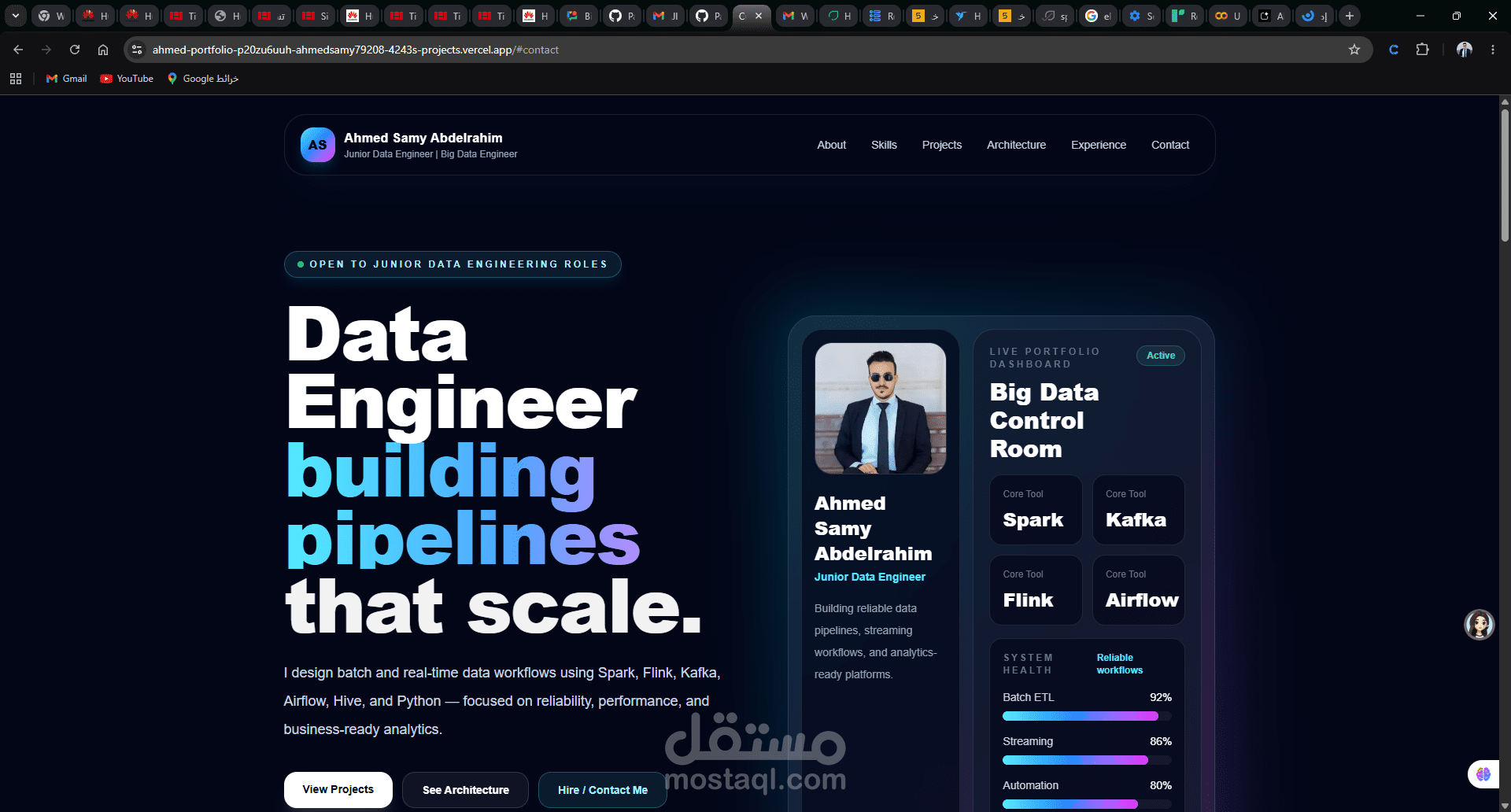 Personal Portfolio Website | Modern UI