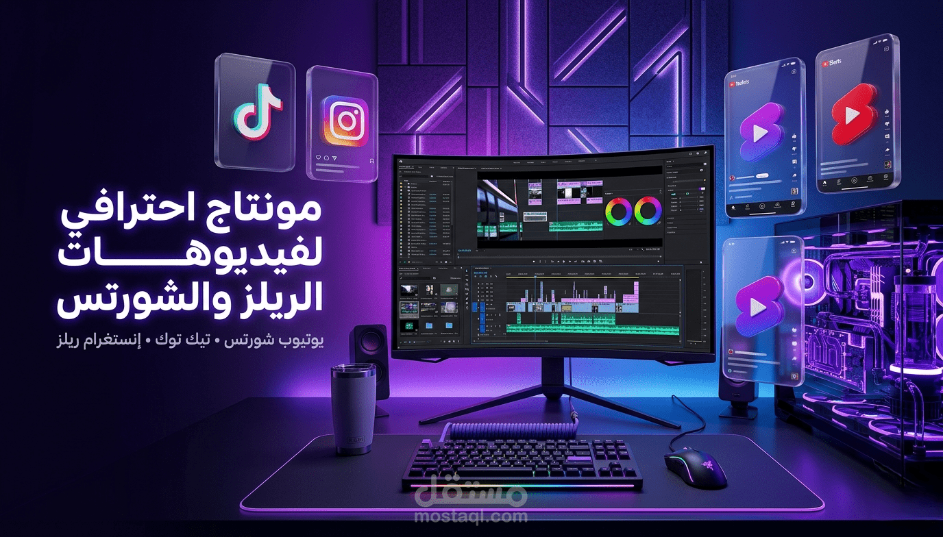 مونتاج ريلز احترافي يجذب الانتباه