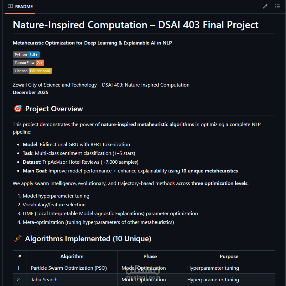 Nature-Inspired Computation