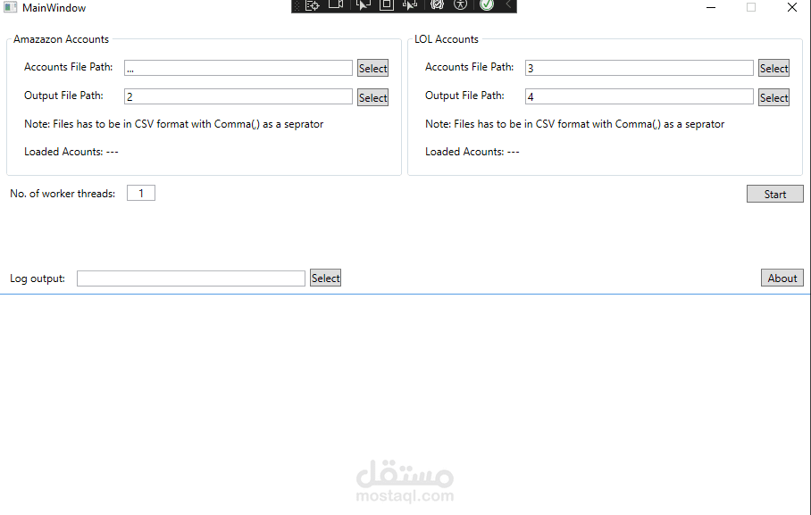 تطبيق web scrapper لمتجر أمازون