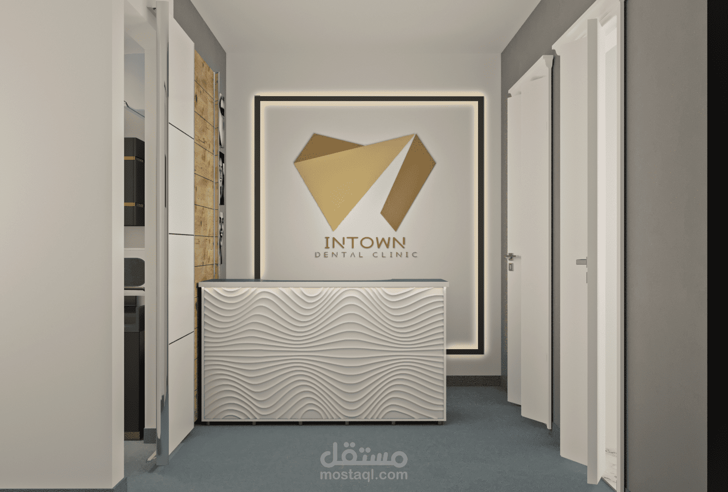 small clinic design many options اكثر من تصميم داخلي و ديكور لعيادة اسنان صغيرة