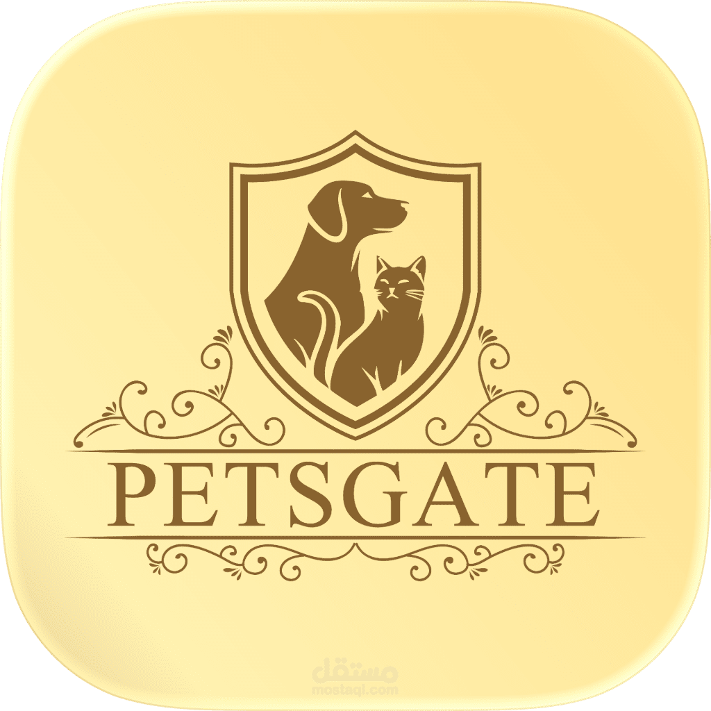 تطوير تطبيق Pets Gate للرعاية البيطرية والمتجر الإلكتروني