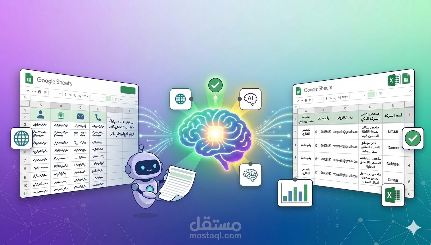 أتمتة استخراج وإثراء بيانات الشركات العقارية باستخدام الذكاء الاصطناعي (n8n & AI)
