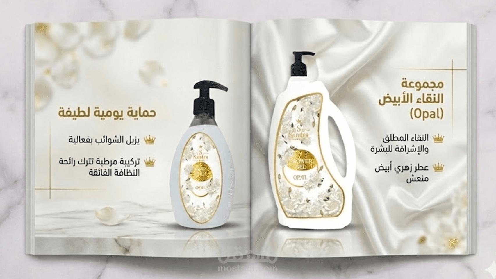 تصميم بروشورمنتجات شركة ساندرا