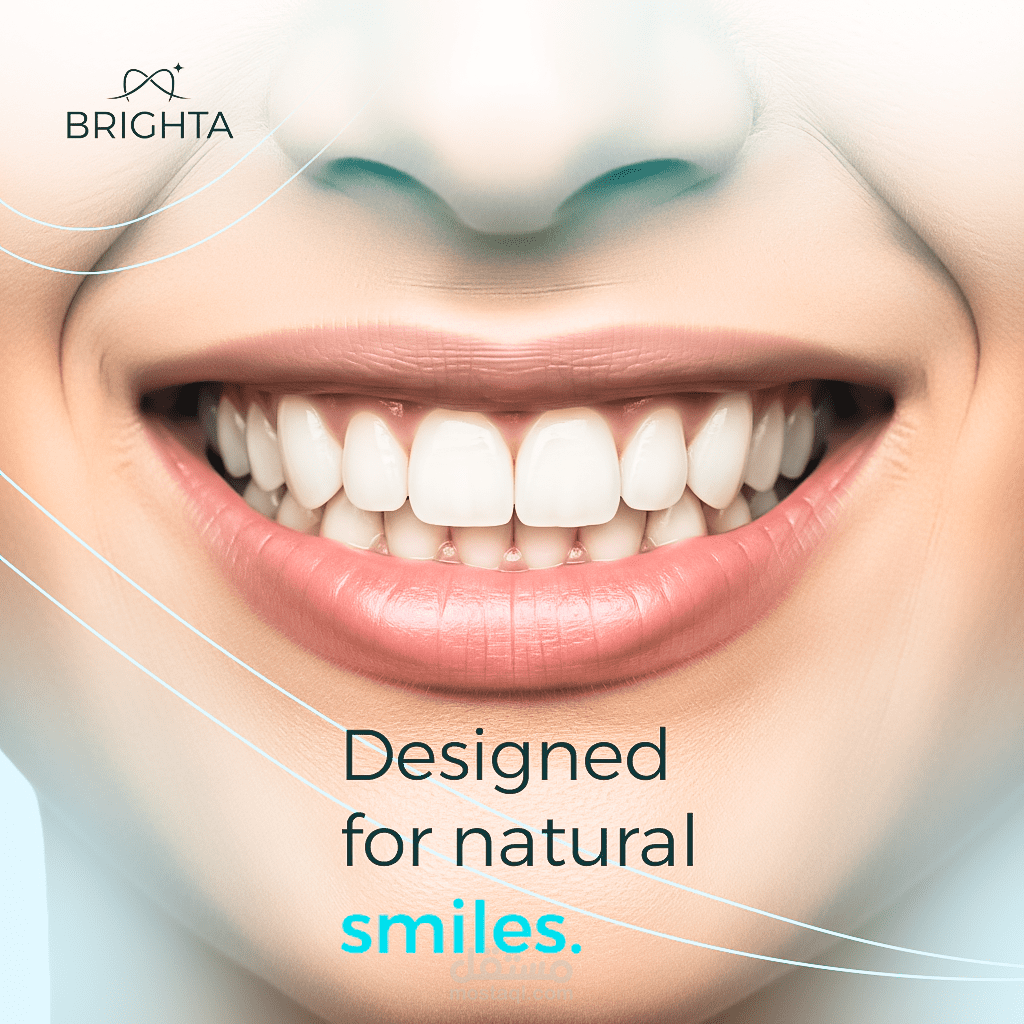 BRIGHTA - Dentist Visual Identity & Social Media - هوية بصرية (شعار) وتصميمات سوشيال ميديا لعلامة برايتا
