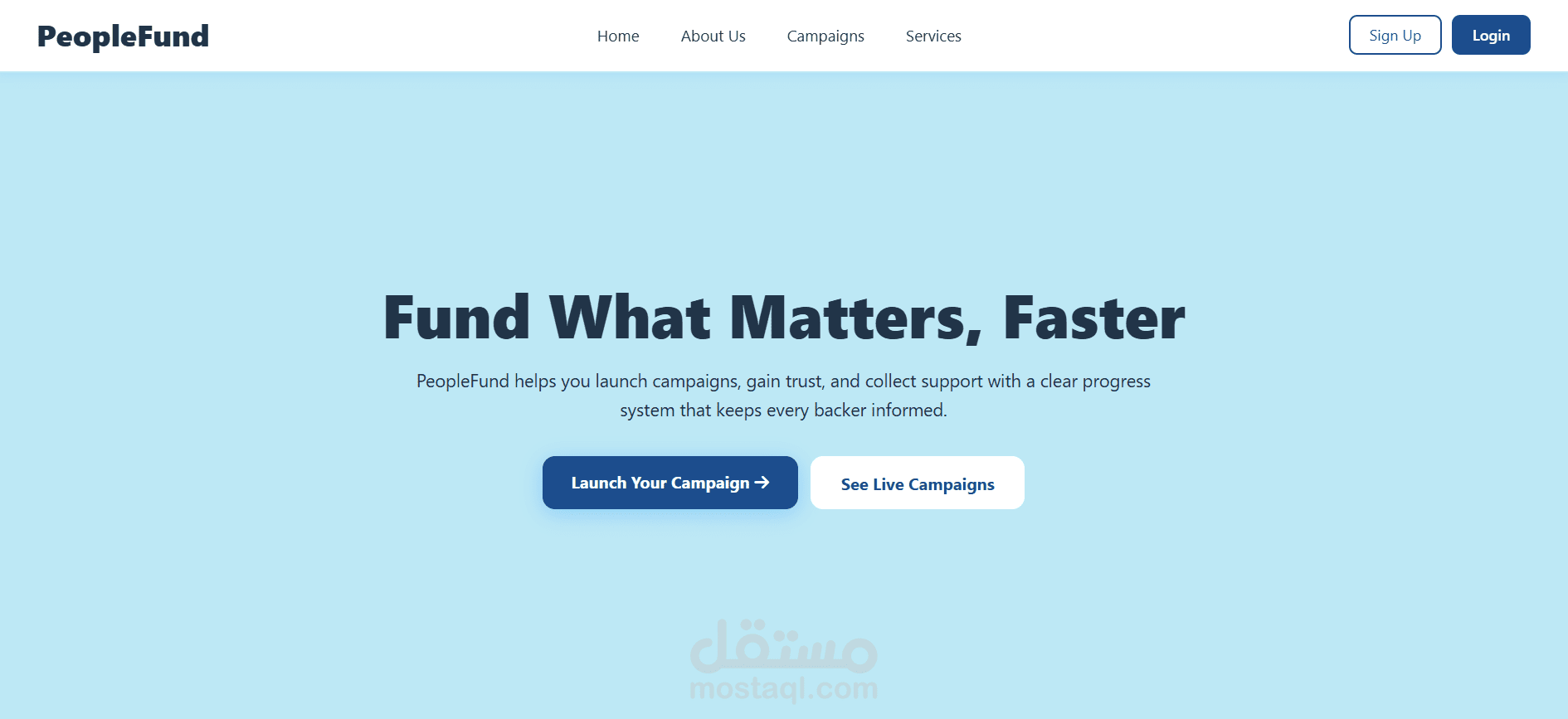 Crowdfunding Platform