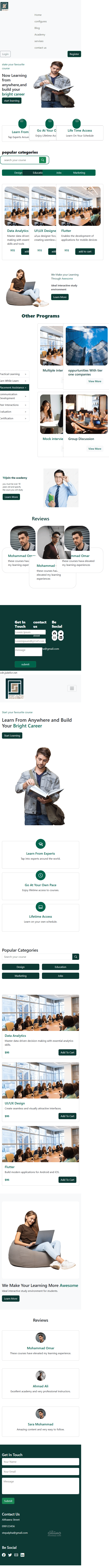 land page using bootstrap