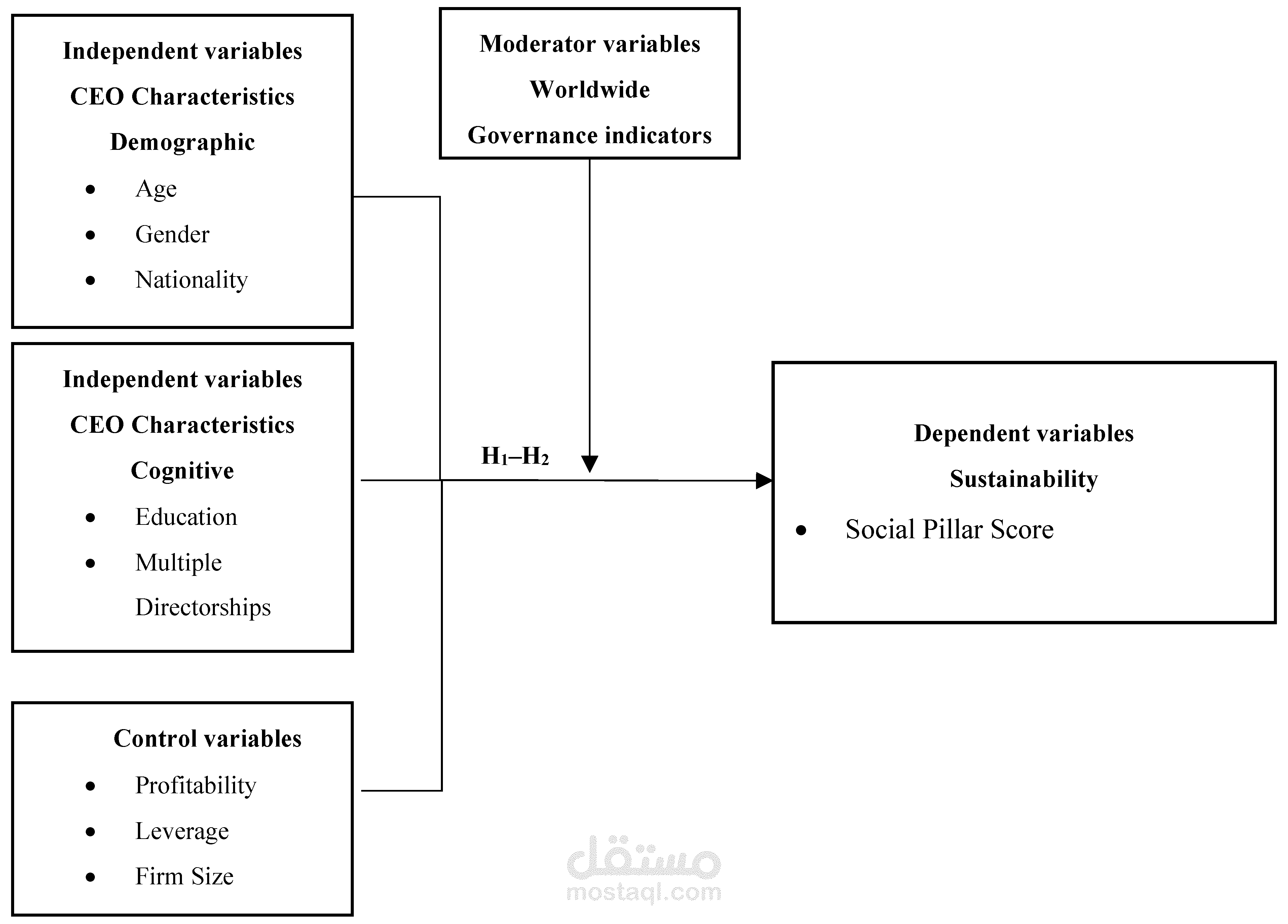 مقالة بحثية (The Impact of CEO Characteristics on Risk Tolerance and Corporate Performance)