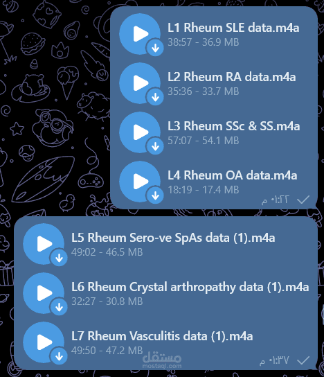 مراجعة لمادة ال Rheumatology