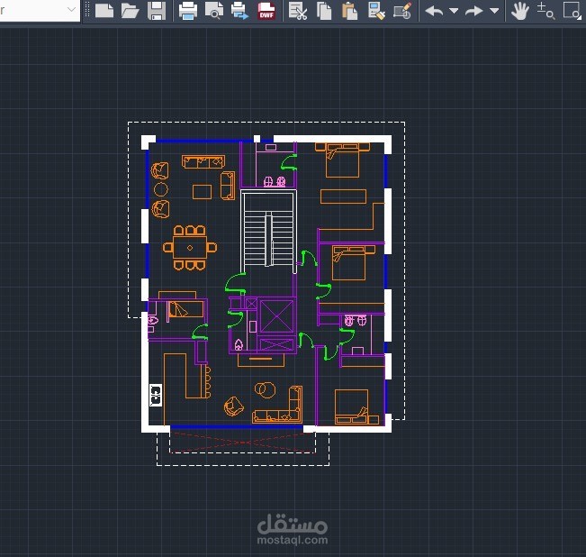 مخطط AutoCAD 1
