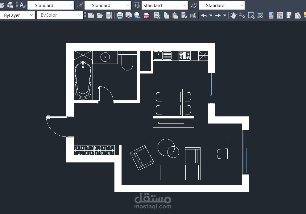 مخطط AutoCAD