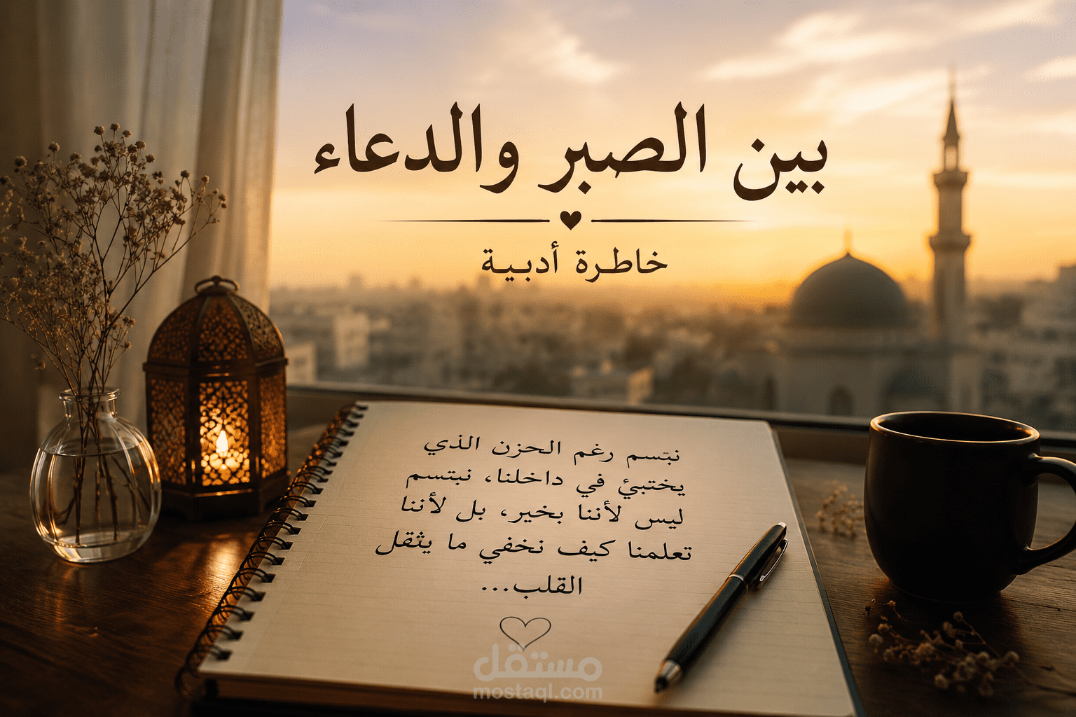 خاطرة أدبية: بين الصبر والدعاء