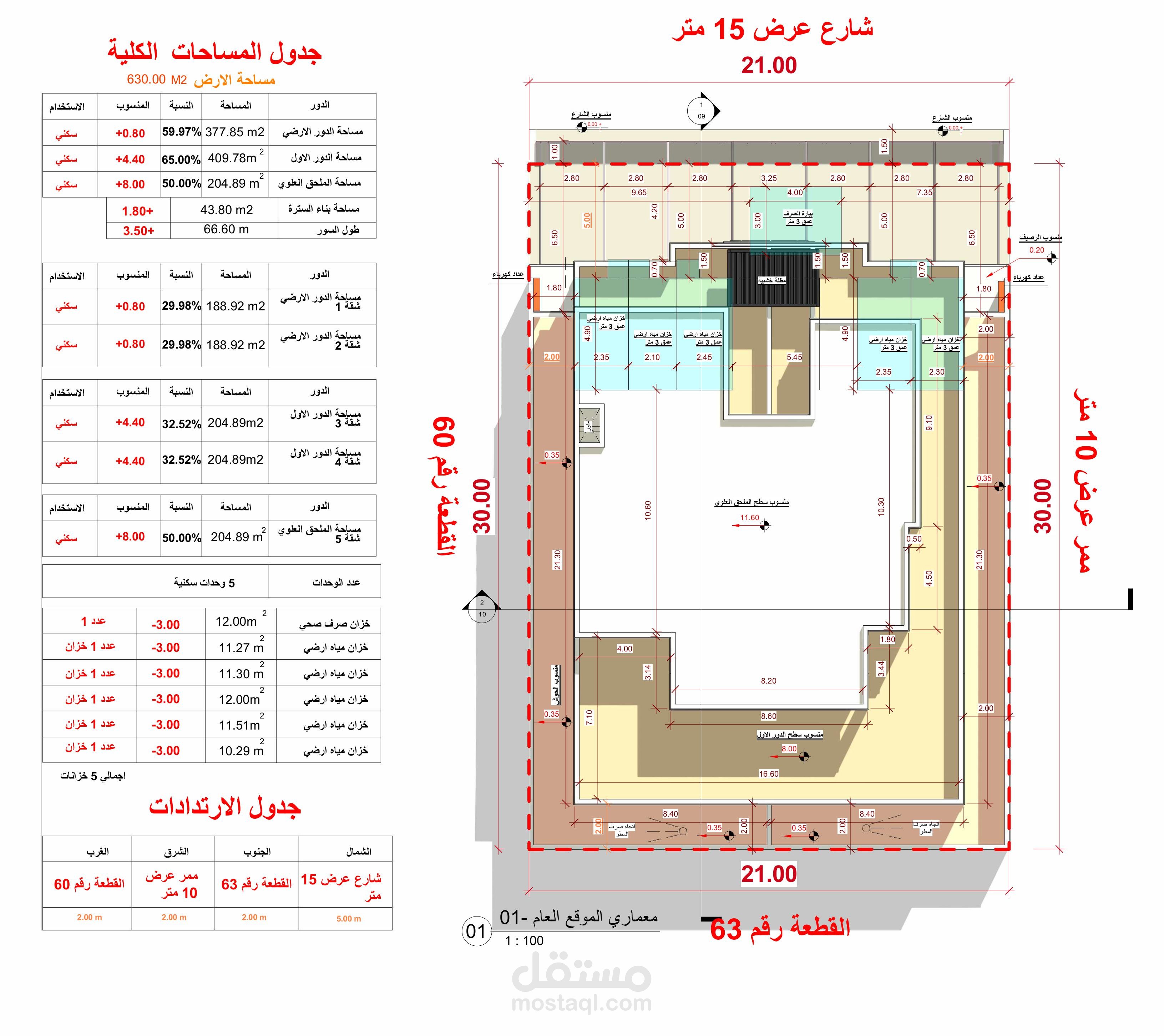 تصميم عمارة سكنية علي الهوية العمرانية