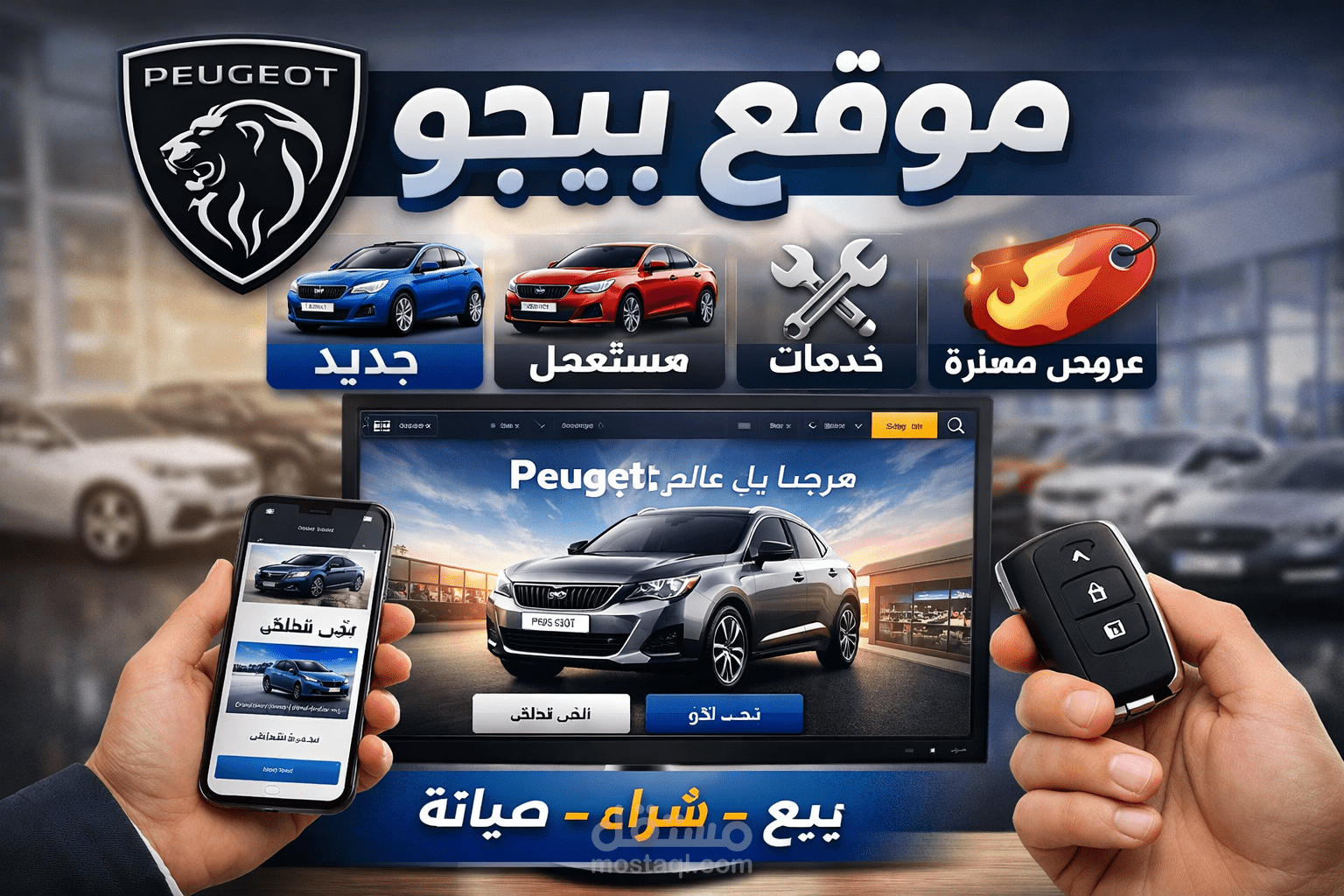 موقع تسويق لسيارات peugeot