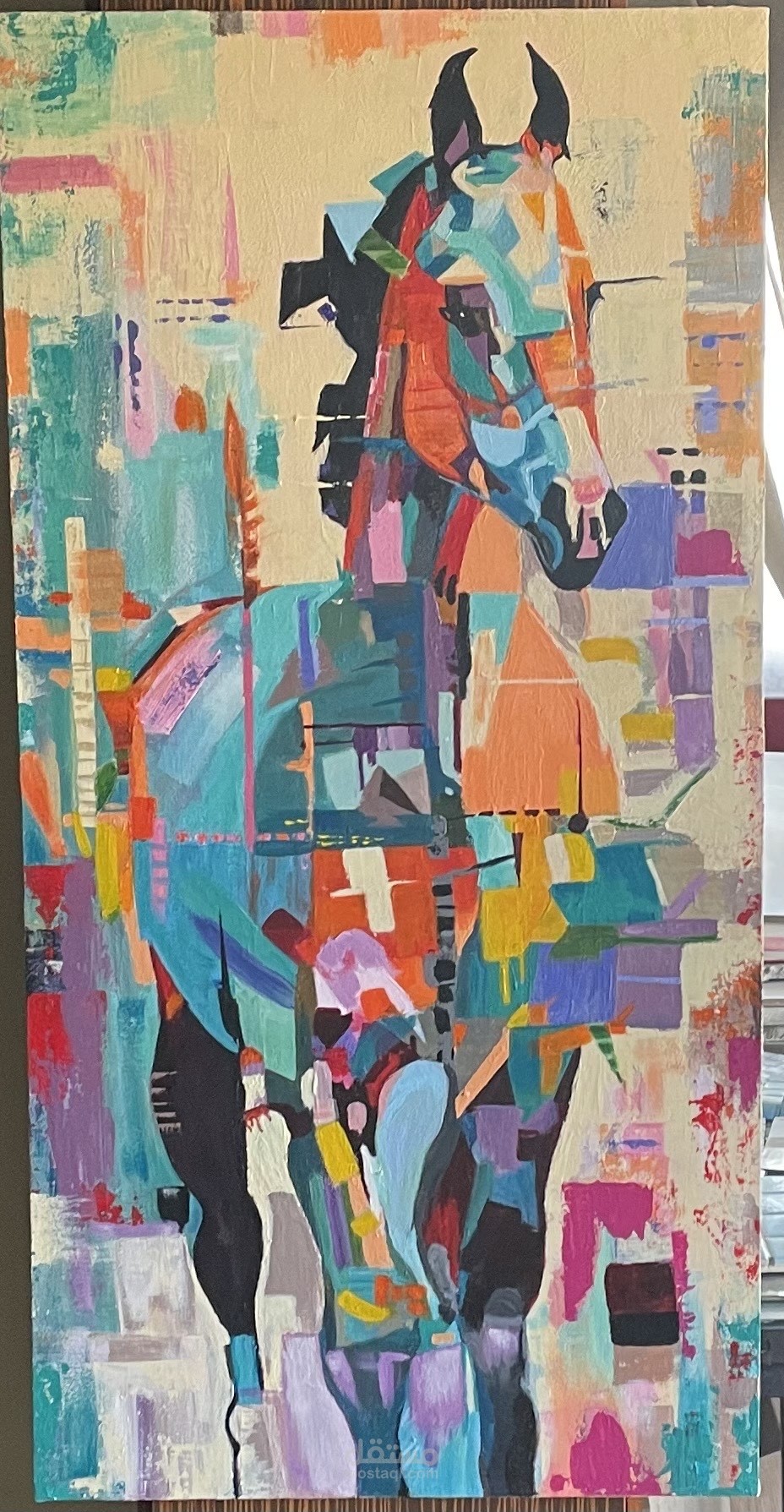 رسم لوحات زيتيه