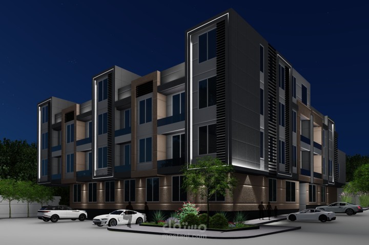 تصميم عمارة سكنية مودرن