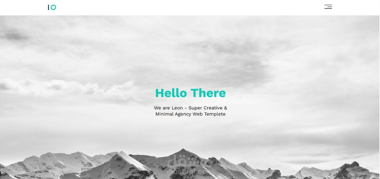 تطوير قالب "Leon Agency" - واجهة ويب عصرية للوكالات الإبداعية