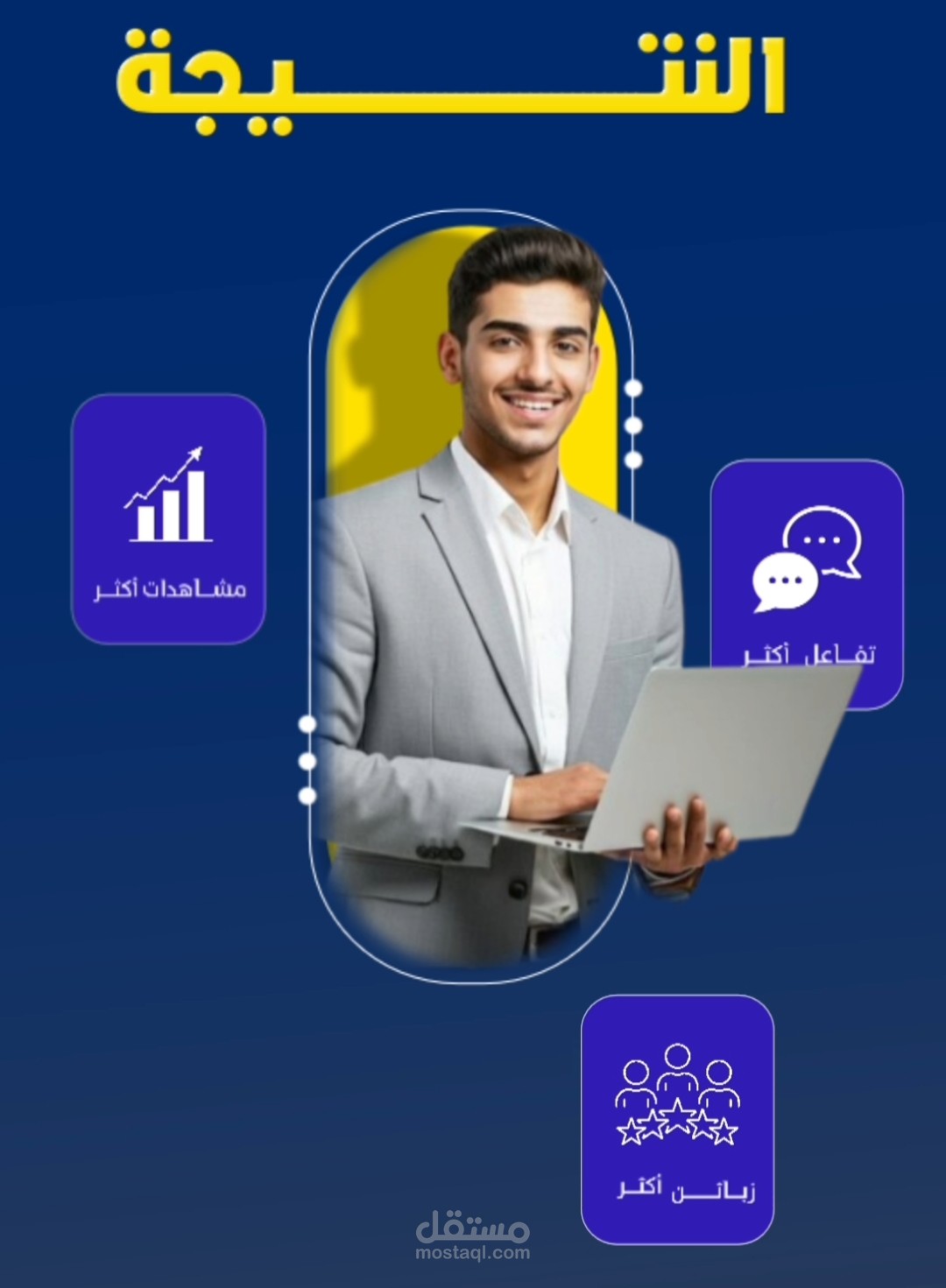 فيديو إعلاني احترافي بتصميم متحرك وتعليق صوتي