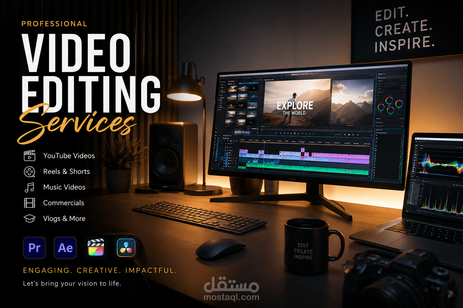 مونتاج فيديو للمطاعم