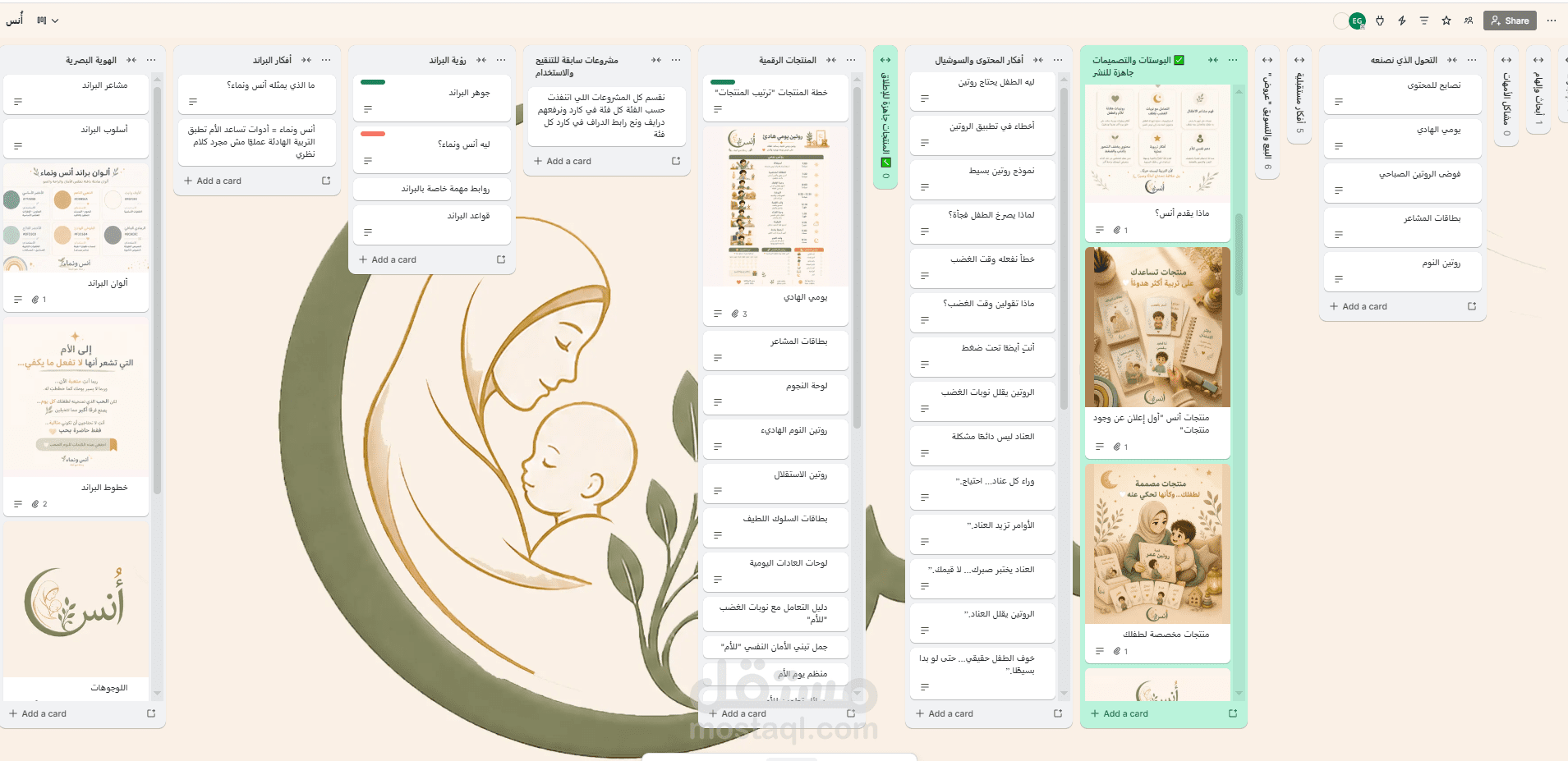 تصميم وإدارة نظام متكامل لتنظيم المحتوى وسير العمل باستخدام Trello