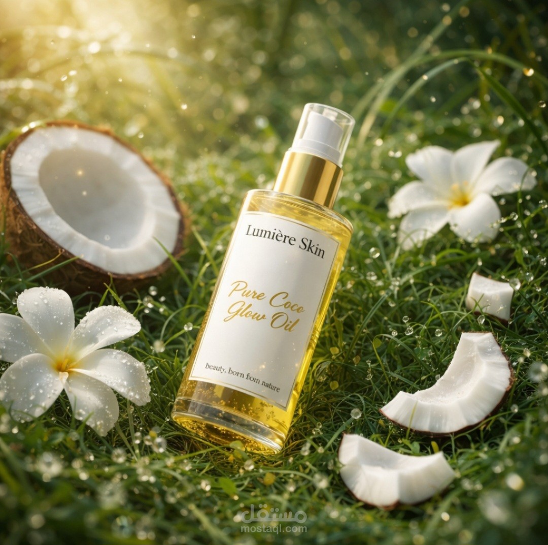 Coconut Oil Skin Care Visual Identity