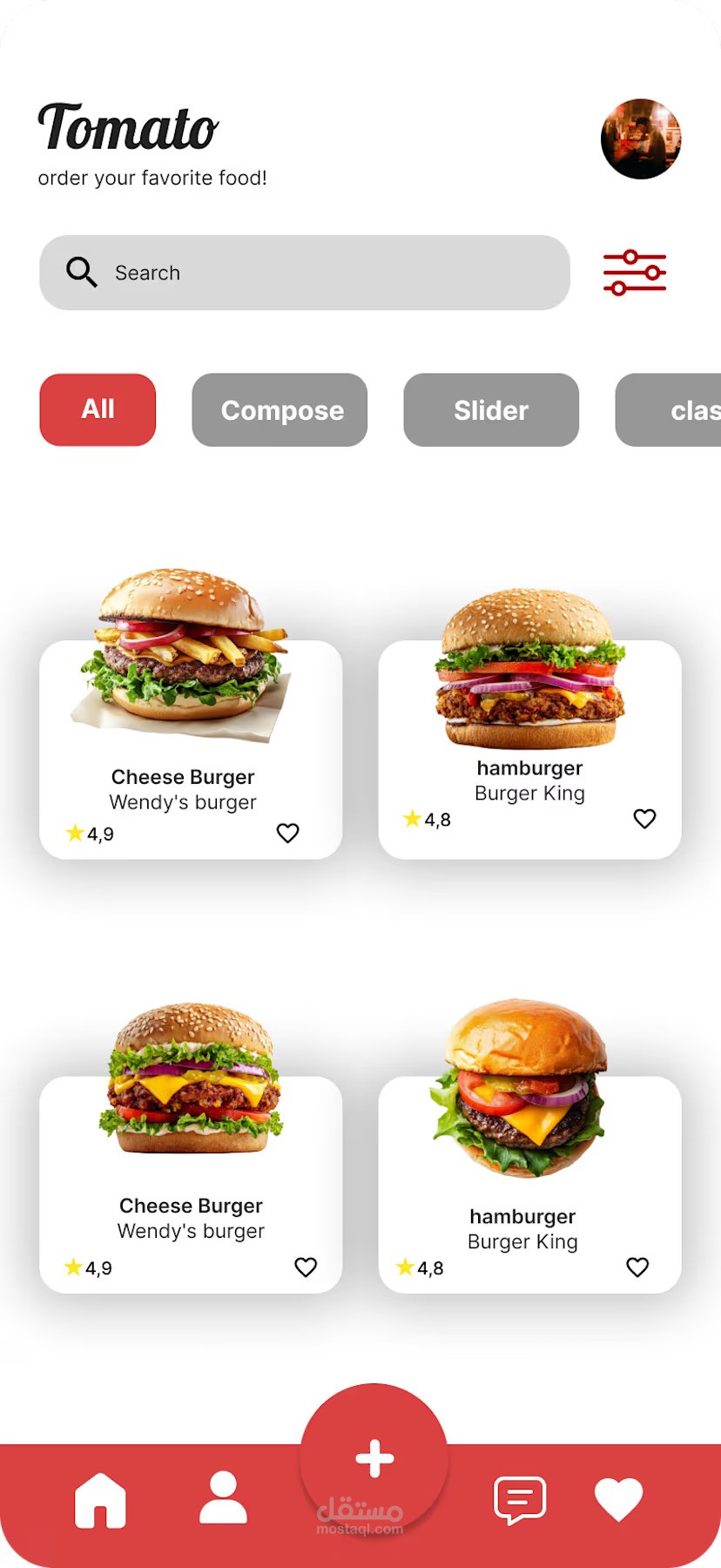 Food Delivery App UI UX