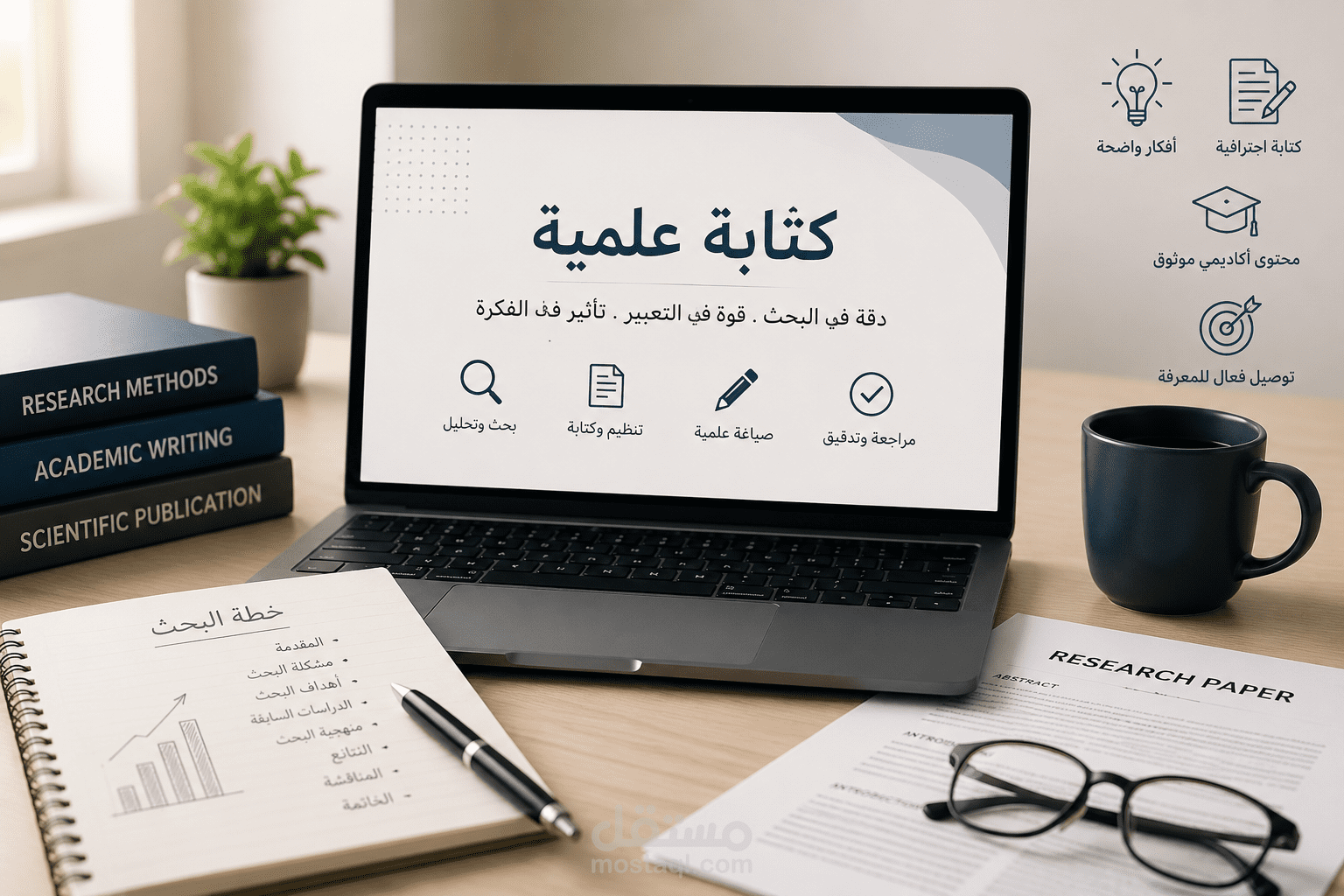 تلخيص و اعادة صياغه محتوى ععلمى