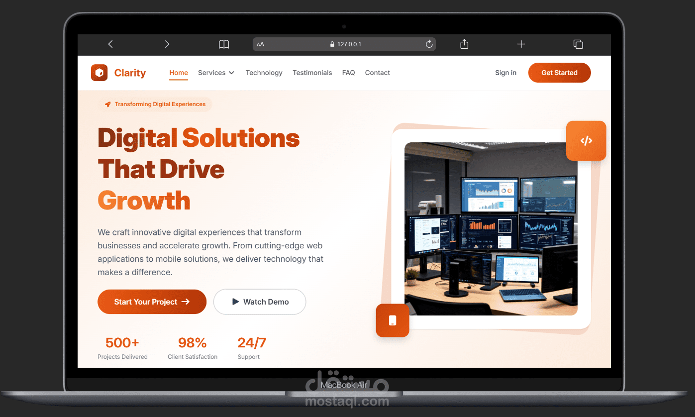 Clarity - Digital Solutions Platform