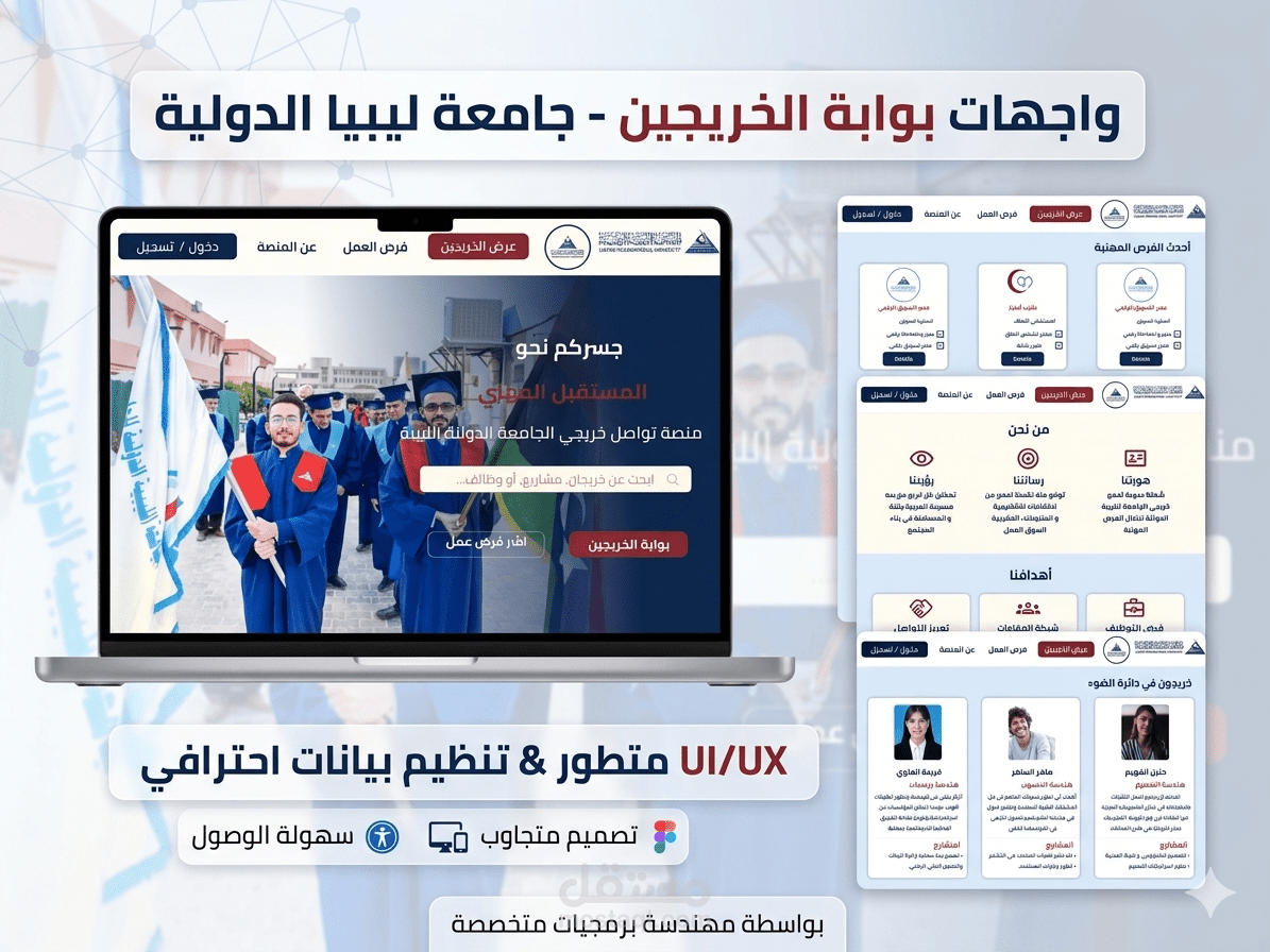 مشروع بوابة الخريجين الخاص بجامعة ليبيا الدولية (LIMU)