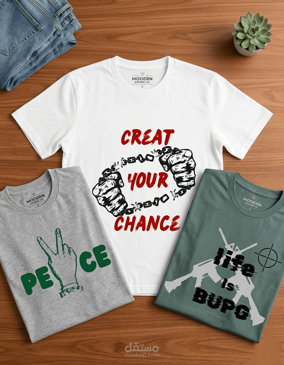 👕تصميم تيشيرتات شبابية عصرية