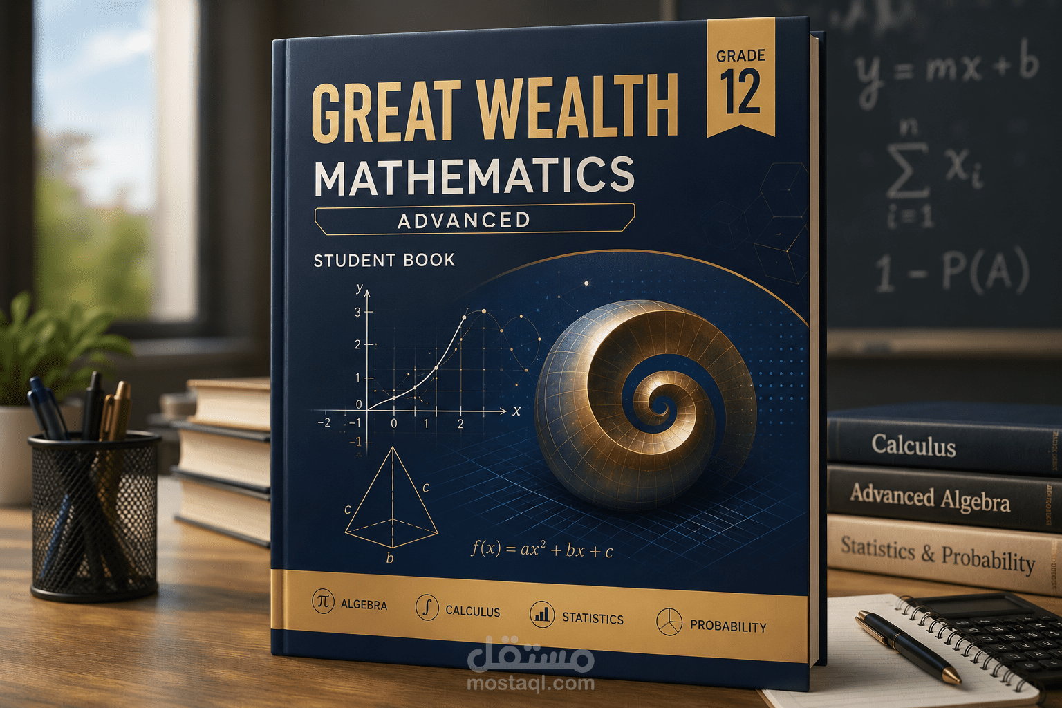 Grade 12 Math Workbook – Content & Design