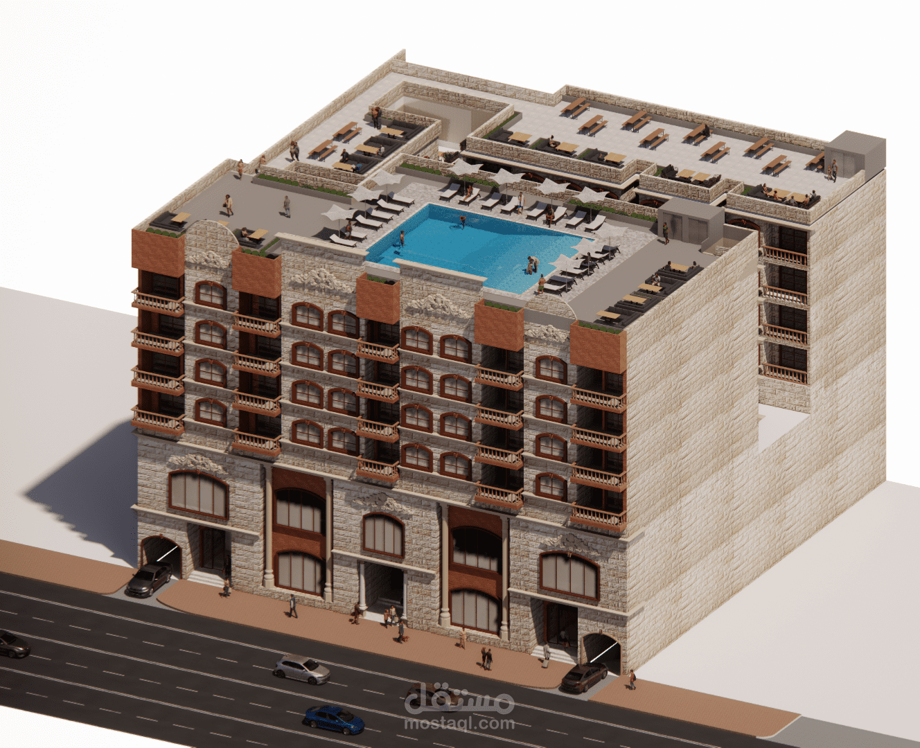Mixed Use Building (تجاري وفندقي)