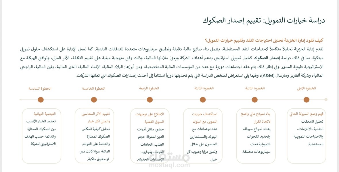 Sukuk Issuance Feasibility & Financing Strategy