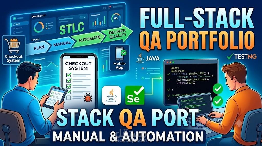 تنفيذ دورة اختبار برمجيات متكاملة (QA - Manual & Automation) لنظام دفع إلكتروني