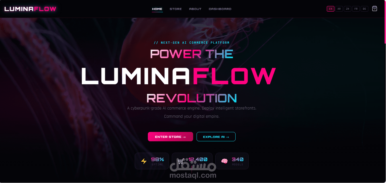 LUMINAFLOW — ثورة منصات التجارة الإلكترونية المدعومة بالذكاء الاصطناعي (العنوان المعتمد في