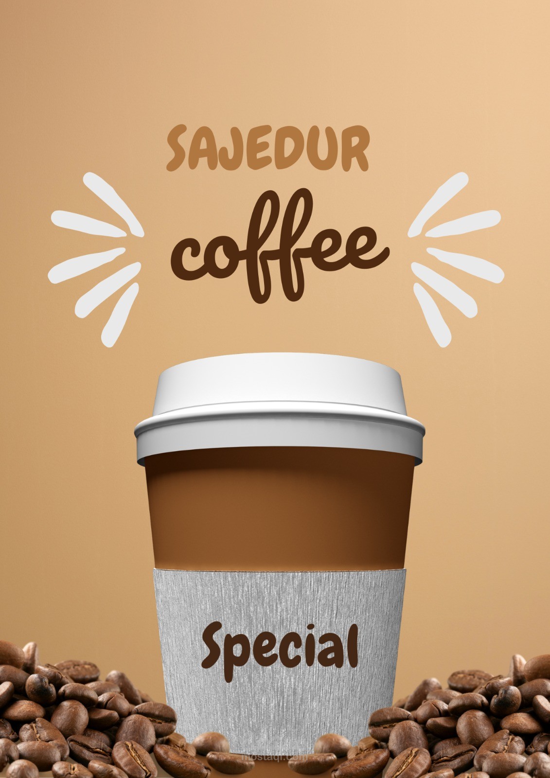 تصميم بوسترات مقهى