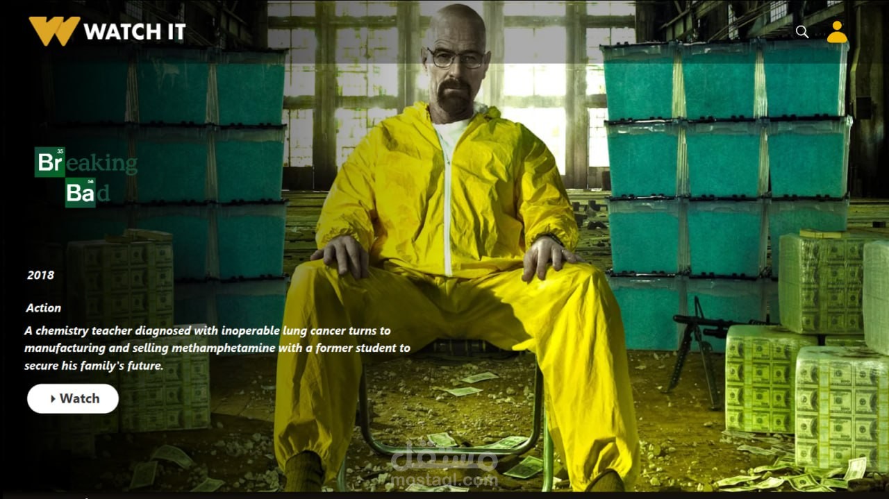 Movie Streaming Platform Inspired by Watch It