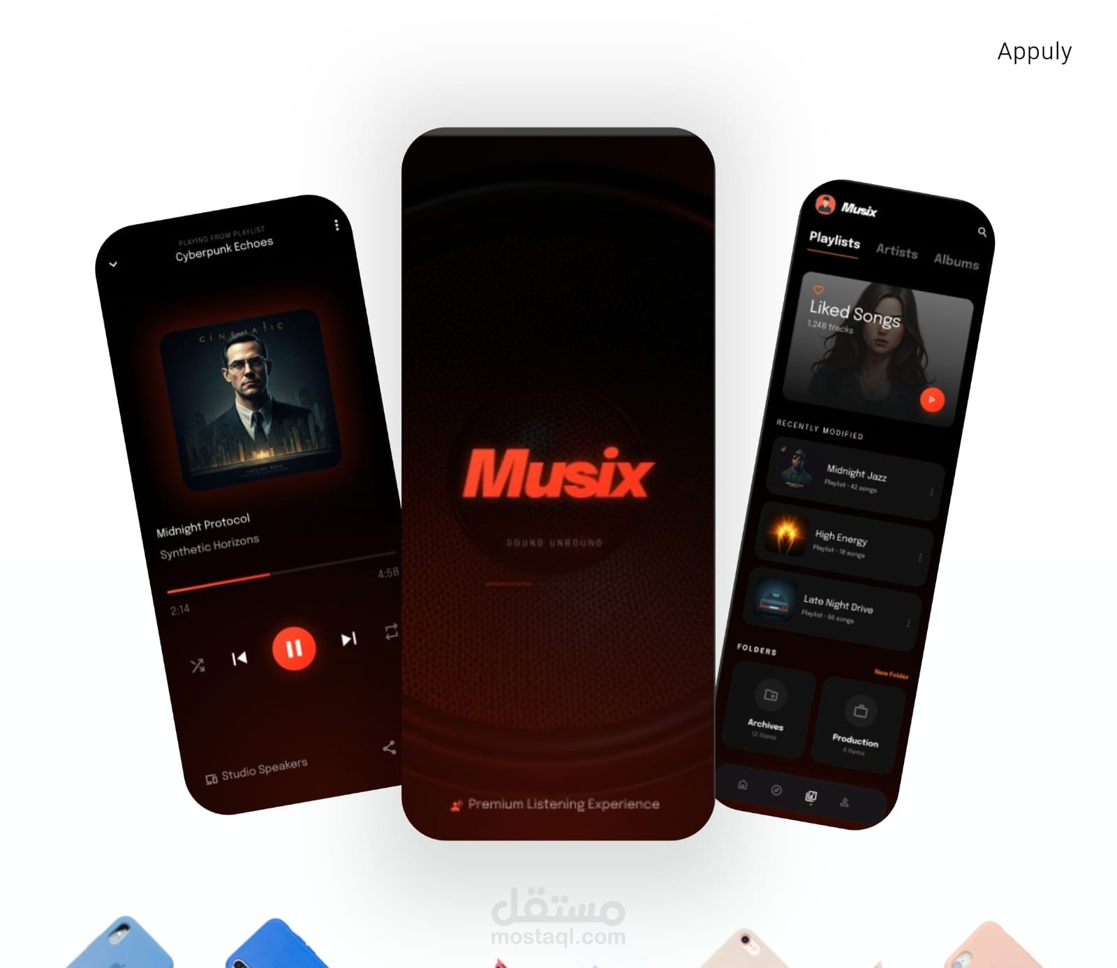 Flutter Music Streaming App using Cubit & Spotify API with Modern UI and Clean Architecture