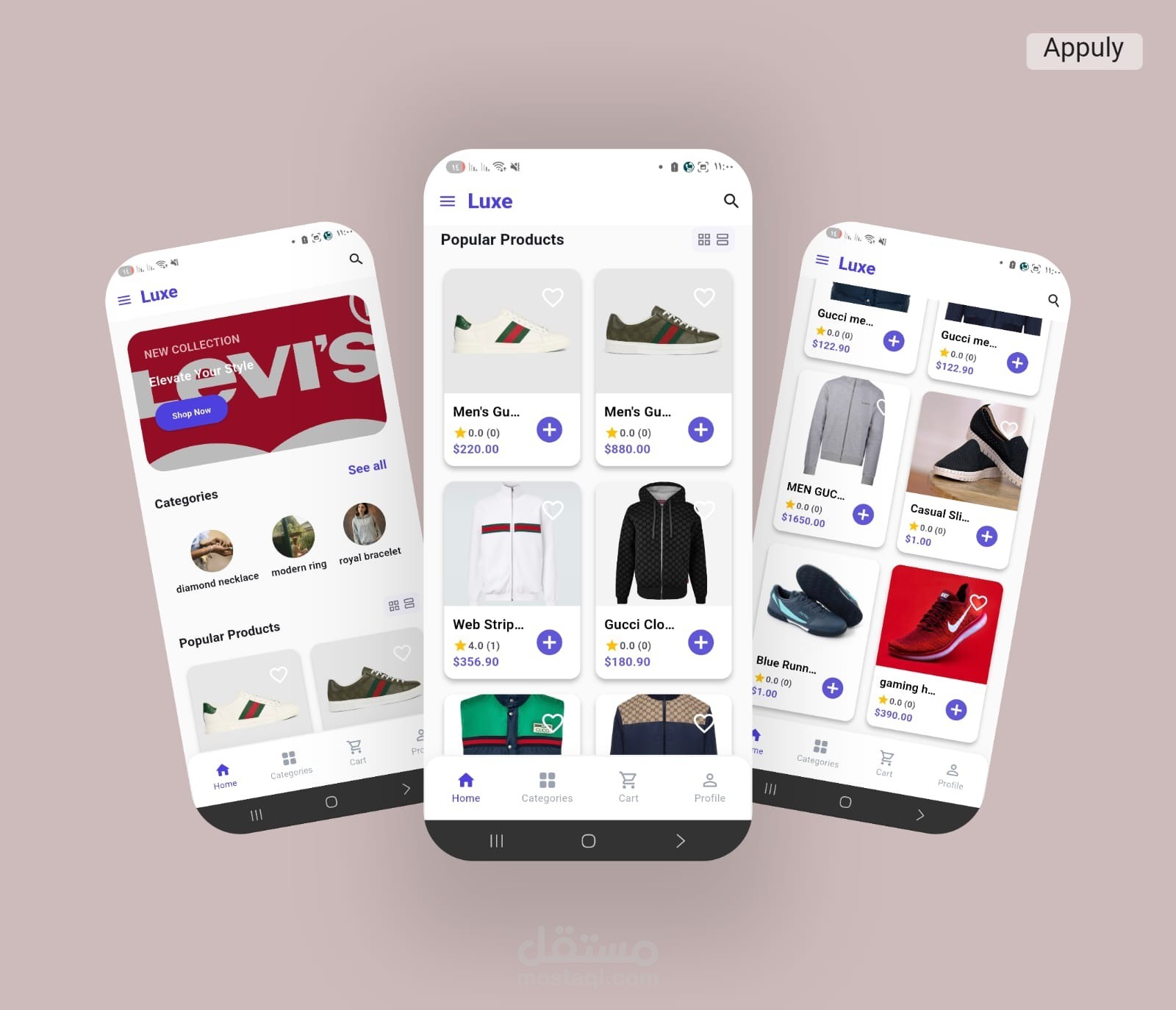 Flutter E-Commerce App with Modern UI & Clean Architecture