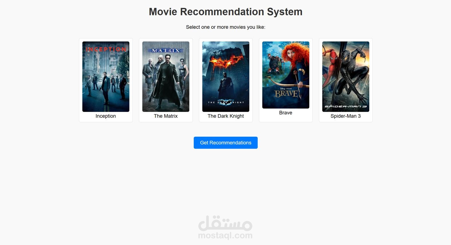 Netflix Movie Recommender System