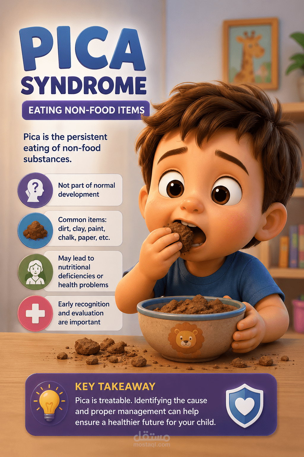 فيديو طبي يشرح علاقة أنيميا نقص الحديد بظاهرة تسمى ال pica syndrome
