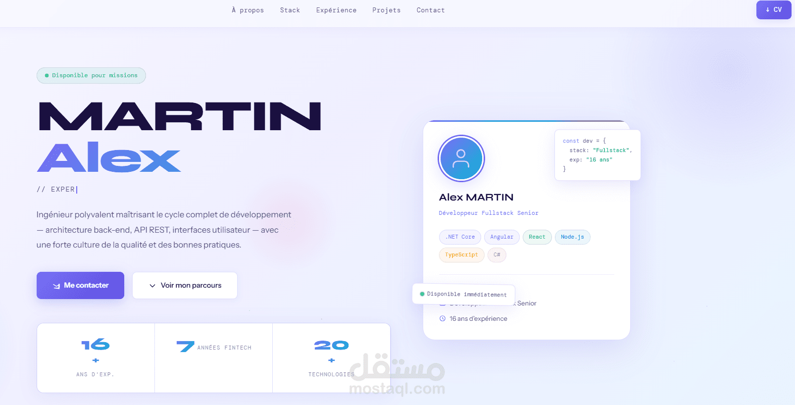 Portfolio / CV