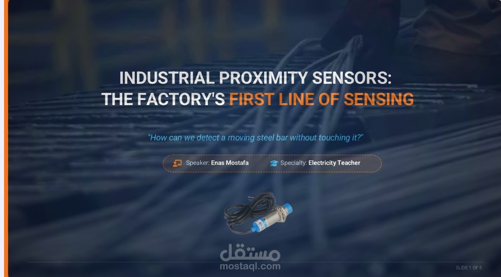 Educational PowerPoint Presentation – Mechatronics & Industrial Automation