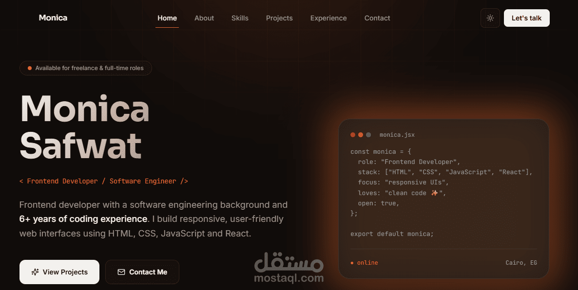 Portfolio website