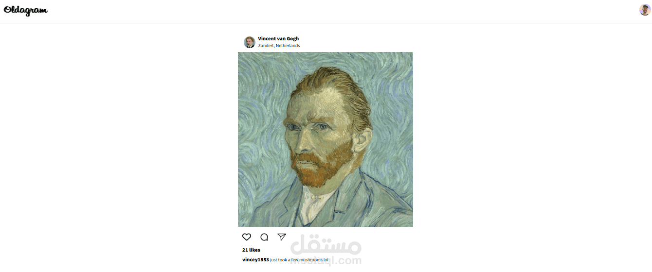 Oldgram (website inspired by Instagram)