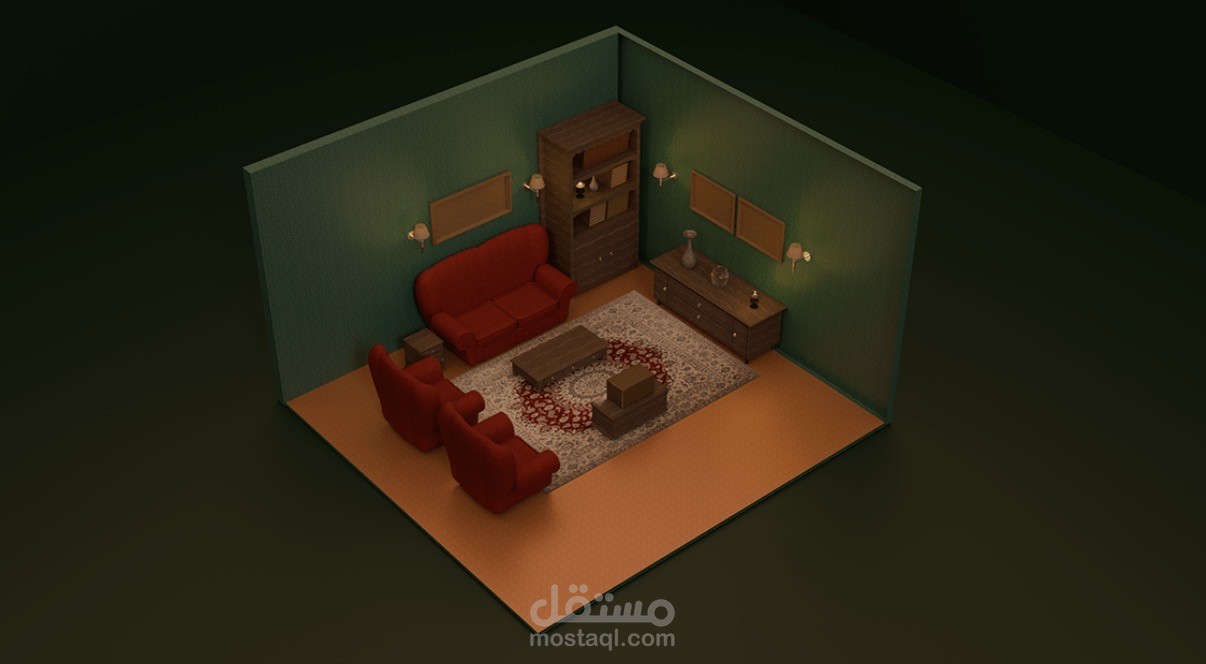 3D room